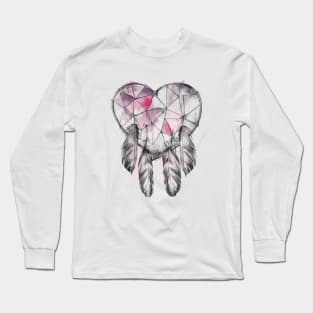 Heart Dreamcatcher Long Sleeve T-Shirt